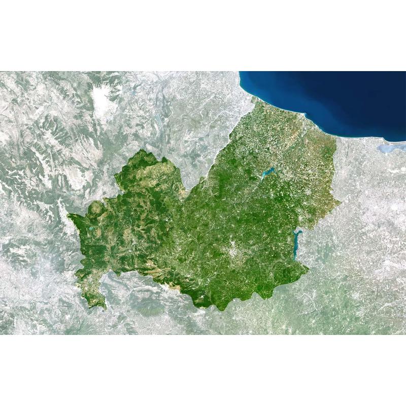 Planet Observer Mapa de : la región de Molise