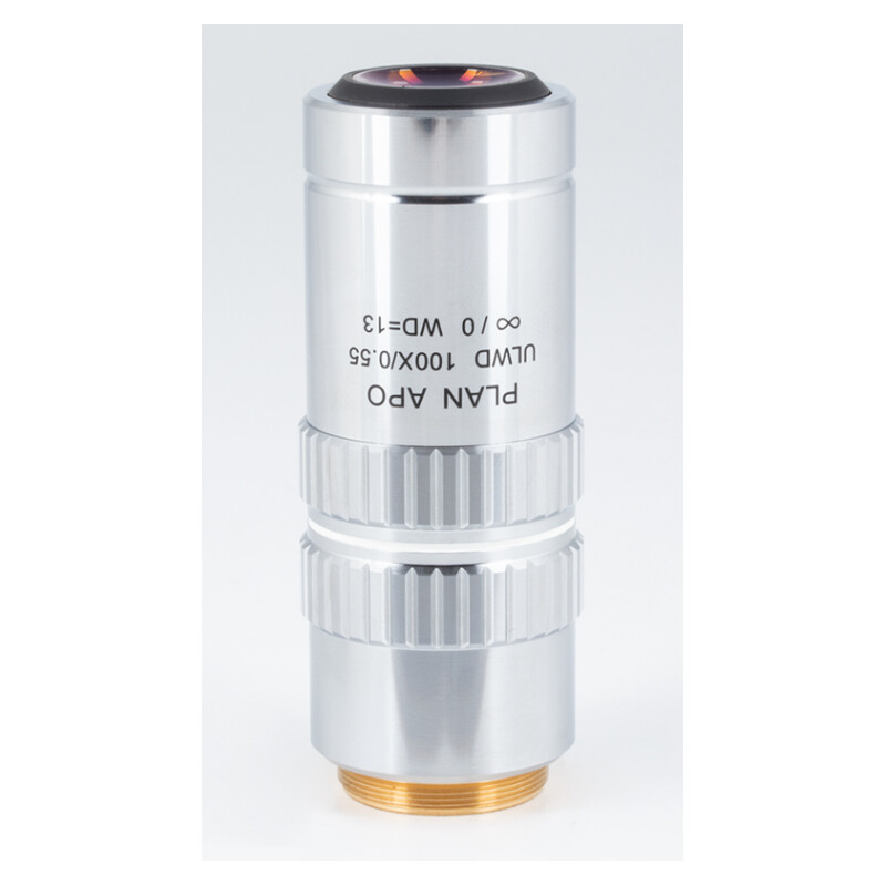 Motic Objetivo plano apocromático ULWD PLAN APO 100X/0,550 (WD=13 mm)