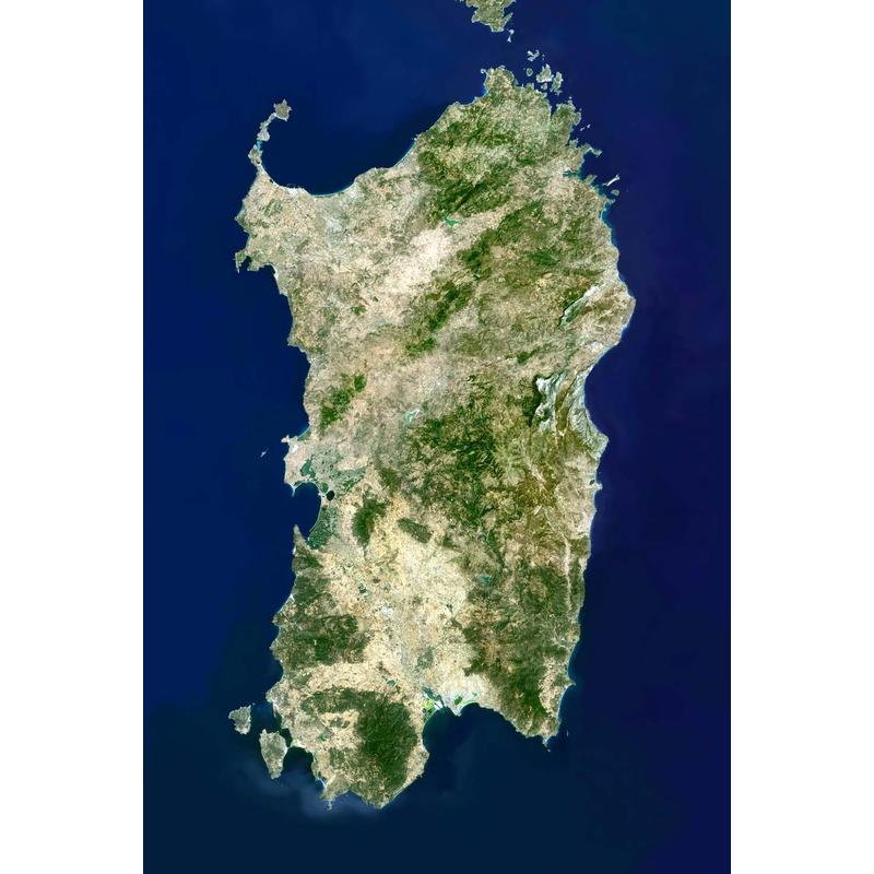 Planet Observer Mapa de : la región de Cerdeña