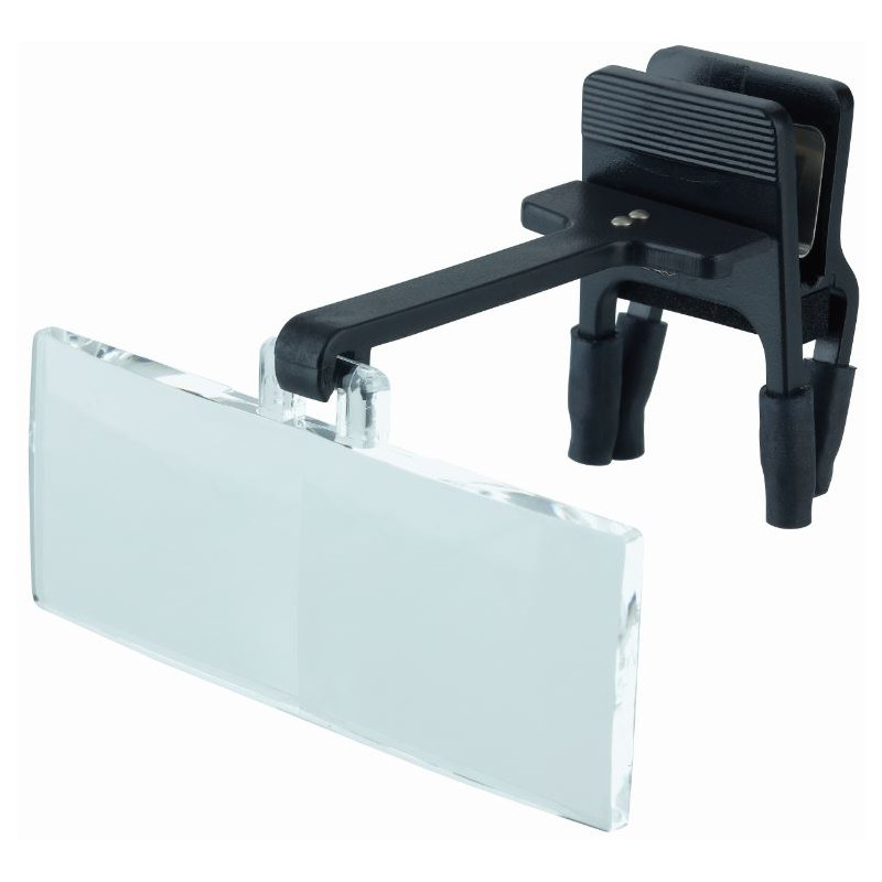 Schweizer Lupa Basic-Line RIDO-CLIP Lentes 1,75x, 2,35x, 2,75x