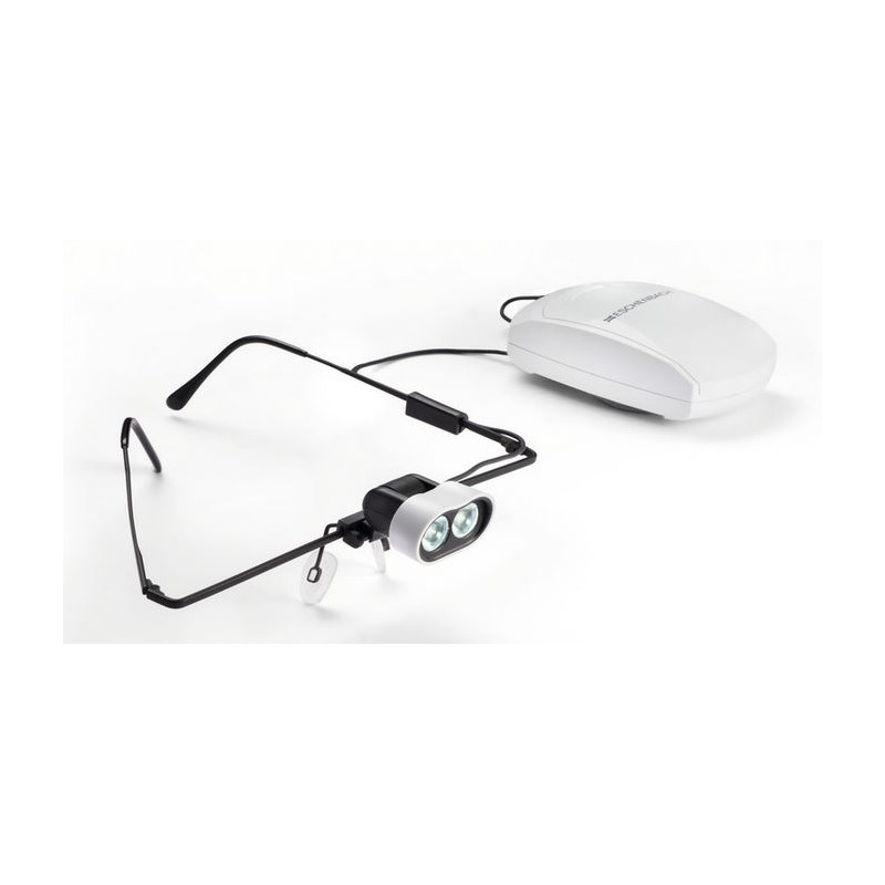 Eschenbach Linterna frontal LED con sistema de transporte