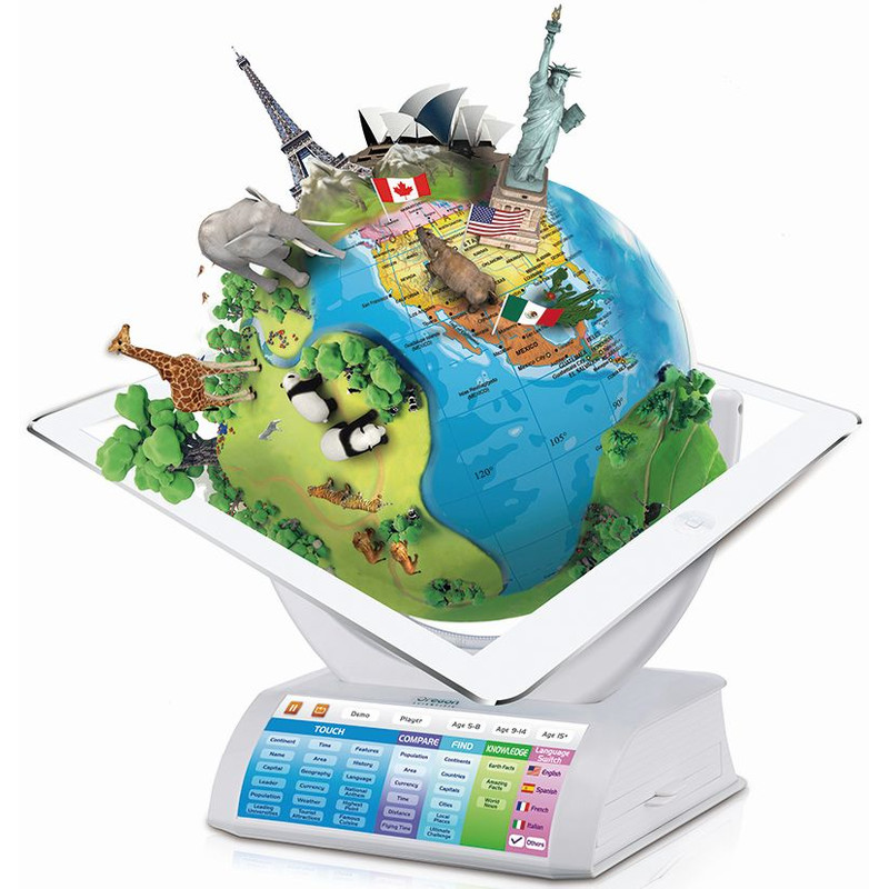 Oregon Scientific Globo terráqueo infantil Smart Globe Explorer V2.0