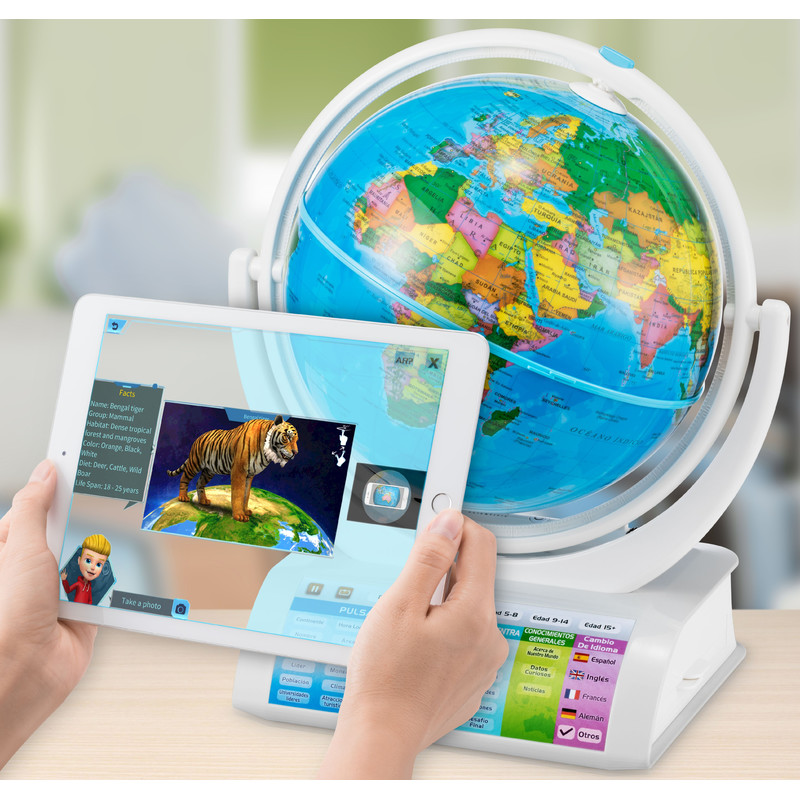 Oregon Scientific Globo terráqueo infantil Smart Globe Explorer V2.0