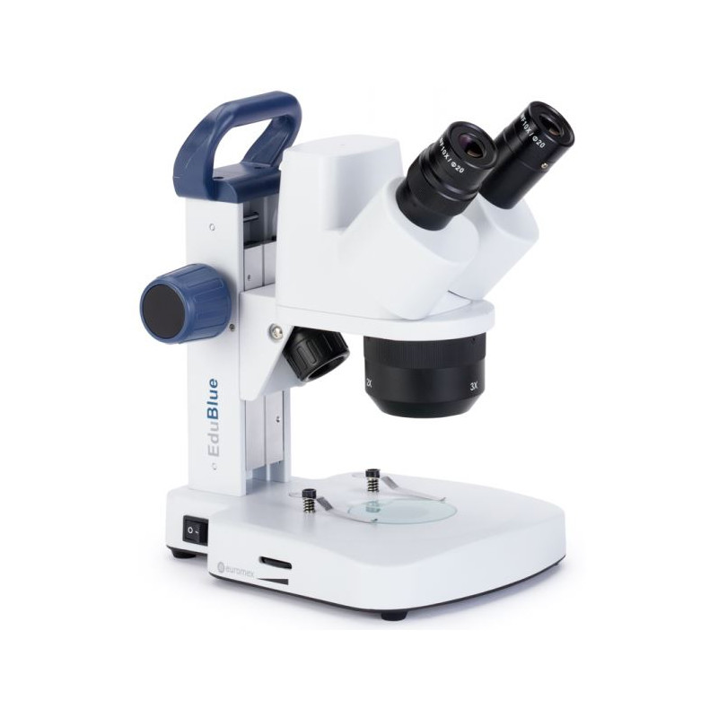 Euromex Microscopio estereo Stereomikroskop ED.1805-S, EduBlue 1x/2x/4x, digital