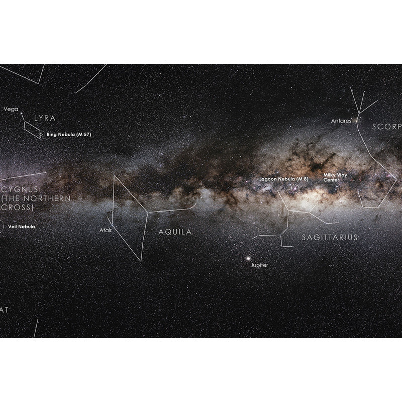 Astronomie-Verlag Póster Our Milky Way Galaxy