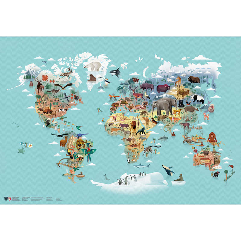 Marmota Maps Mapamundi El mundo de los animales