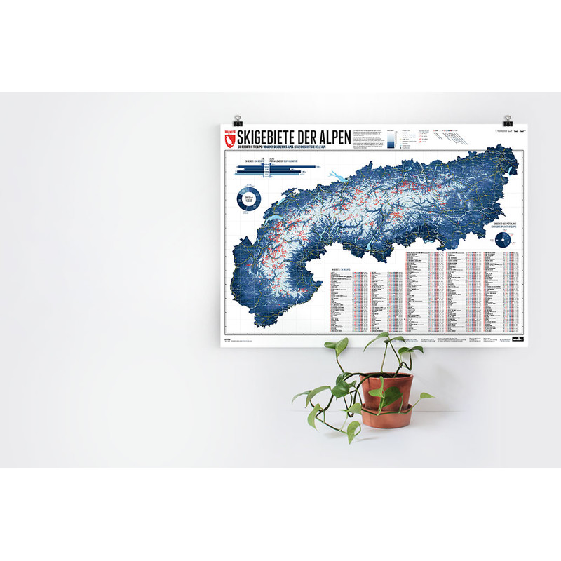 Marmota Maps Mapa alpino 268 zonas de esquí