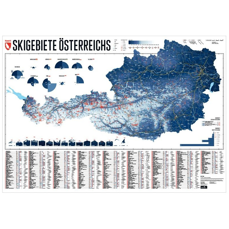 Marmota Maps Mapa Estaciones de esquí de Austria