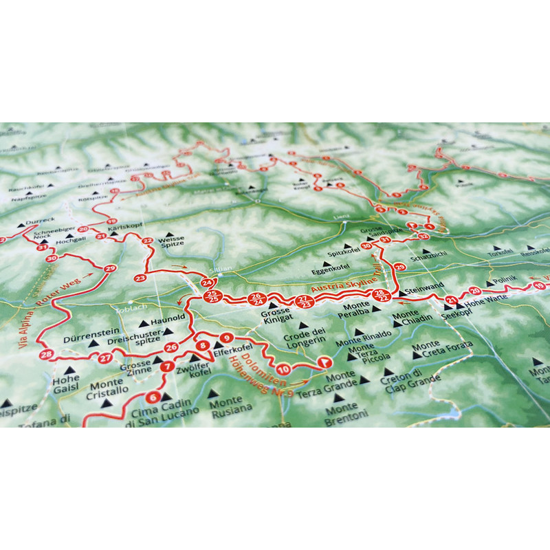 Marmota Maps Mapa alpino 1001 montañas y 20 rutas de senderismo