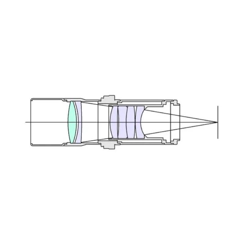 BORG Refractor apocromático AP 55/200 55FL OTA Set