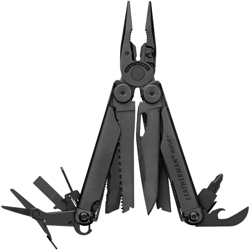 Leatherman Multiherramienta Multitool WAVE Black Plus Box