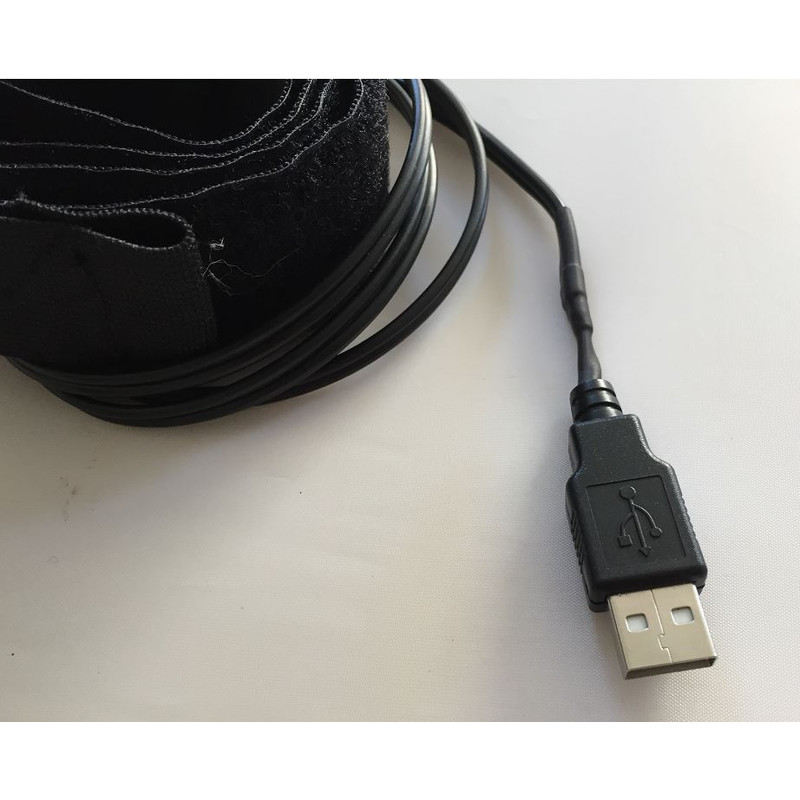 Lunatico Manguito calefactado Cinta calefactora ZeroDew de 80 mm para buscador con USB