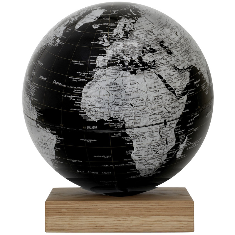 TROIKA Globo terráqueo Platon Oak Black 25cm
