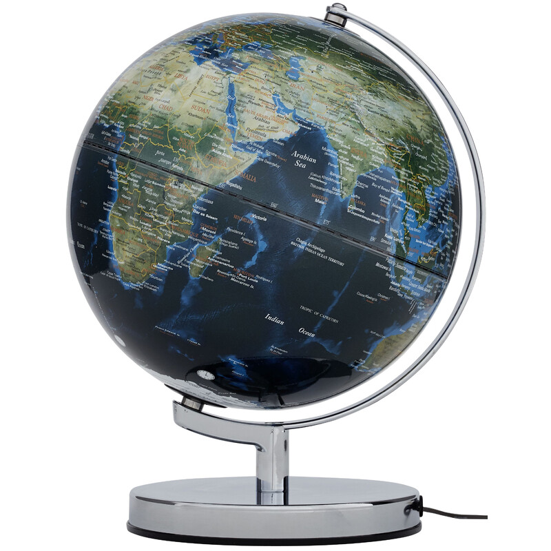 TROIKA Globo terráqueo Terra City Light 25cm