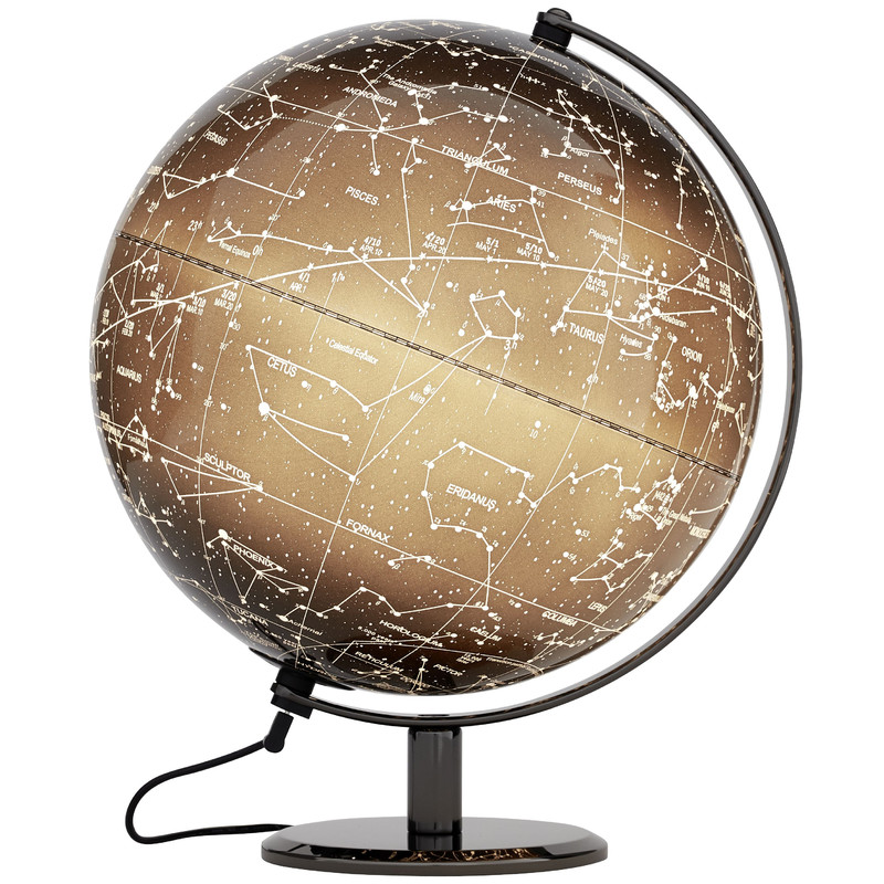 TROIKA Globo terráqueo Milky Way Black Light 25cm