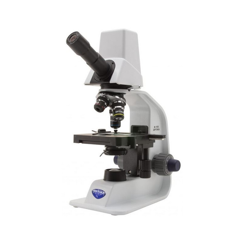Optika Microscopio B-150D-MRPL, digital, mono, batería, cámara de 1,3 MP, 400x