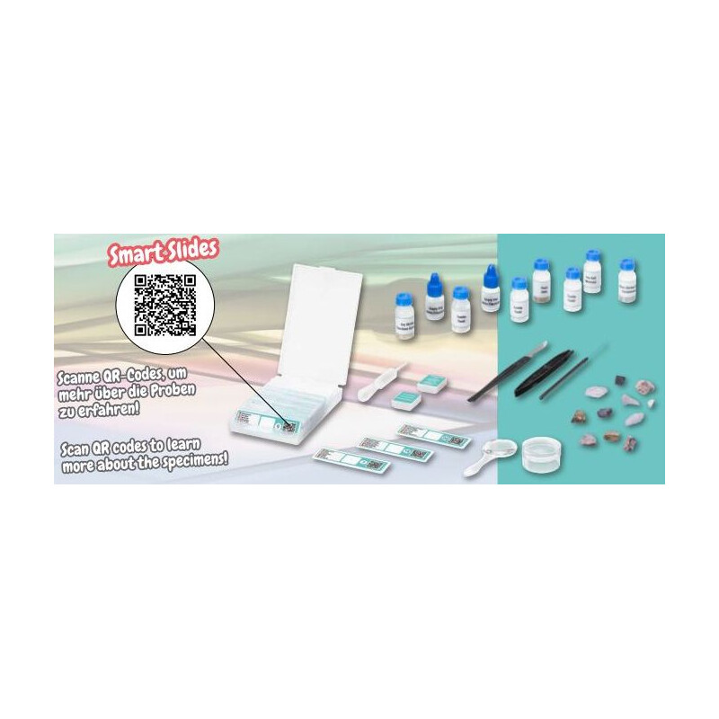 Bresser Junior Set de accesorios para microscopios con códigos QR