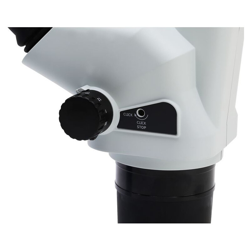 Optika Microscopio stereo zoom SZO-1, binocular, 6,7-45x, Soporte de columna, sin iluminación