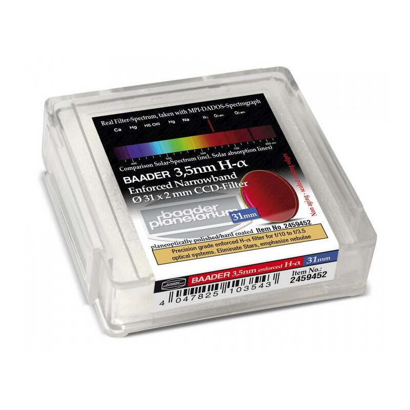 Baader Filtro CCD Ultra-Narrowband 3,5nm H-alpha 31mm