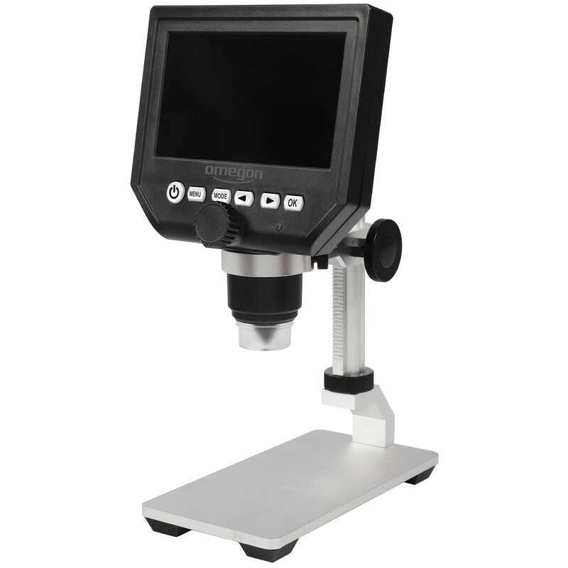 Omegon Microscopio estereoscópico Digistar de , 600x, LED, set para naturalista de playa