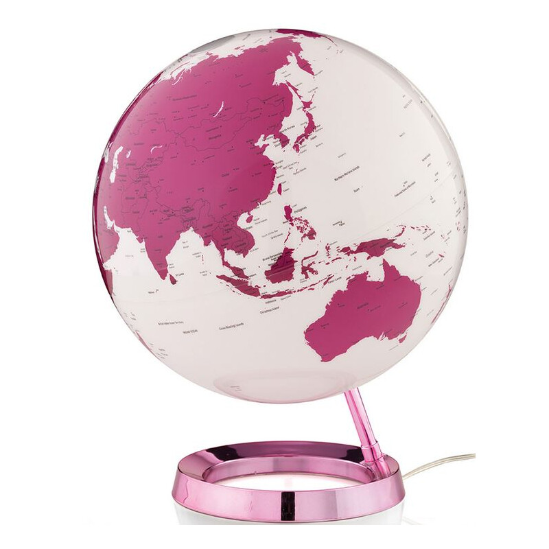 Räthgloben Globo terráqueo Light&Colour Hot Pink 30cm