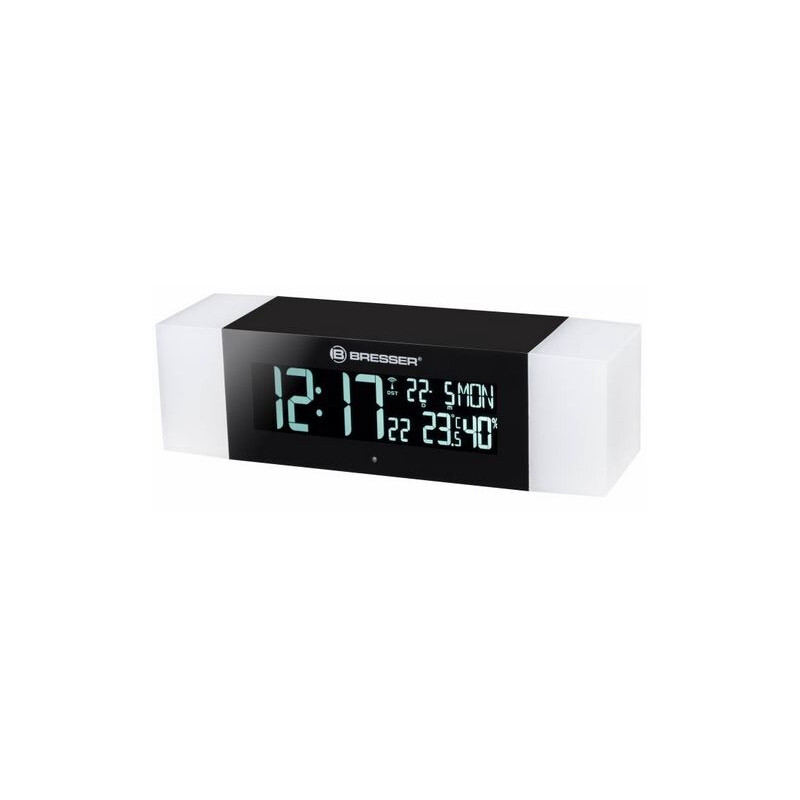 Bresser Reloj despertador con luz, radio FM y función Bluetooth