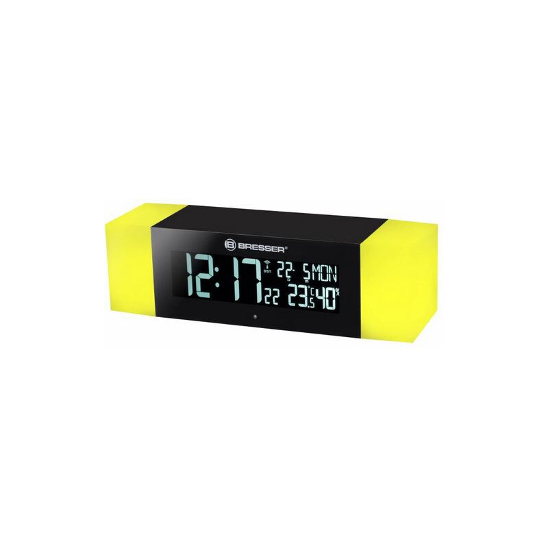 Bresser Reloj despertador con luz, radio FM y función Bluetooth