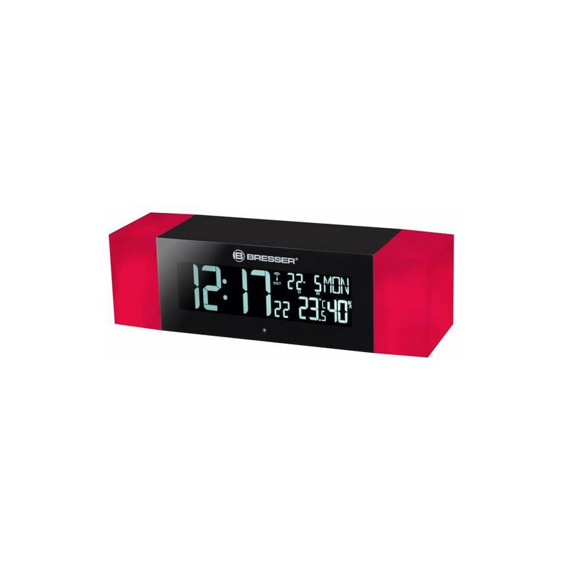 Bresser Reloj despertador con luz, radio FM y función Bluetooth