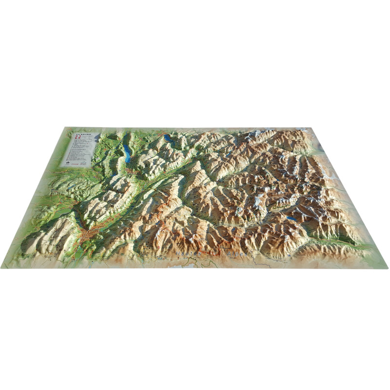 3Dmap Mapa regional La Savoie