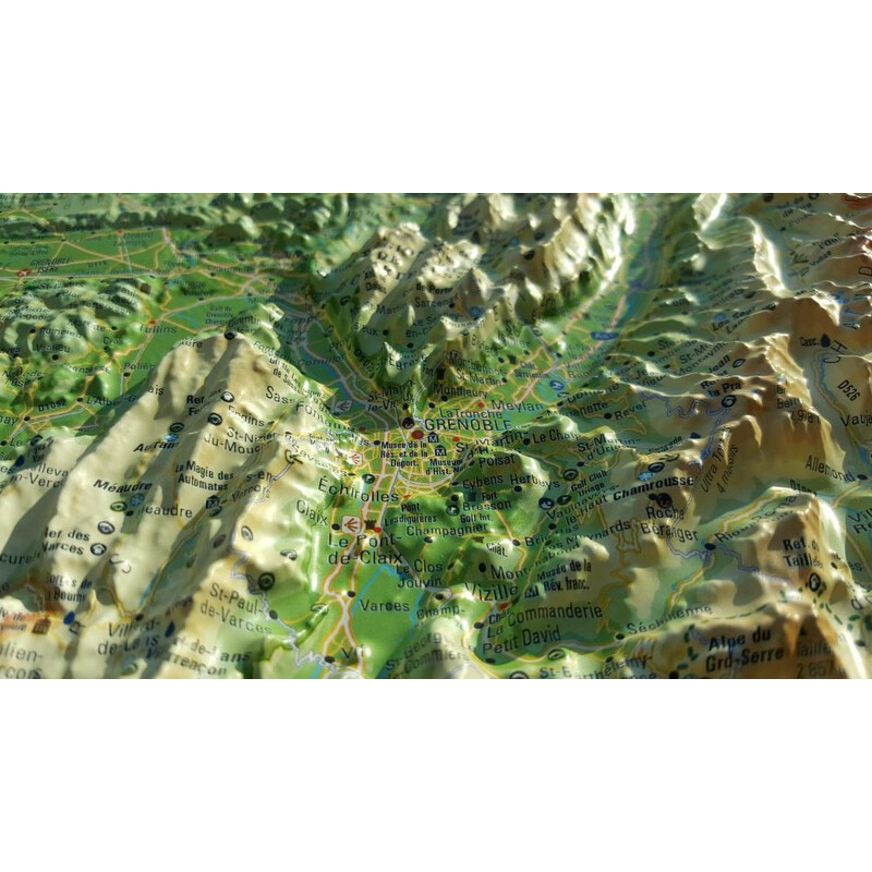 3Dmap Mapa regional L'Isère