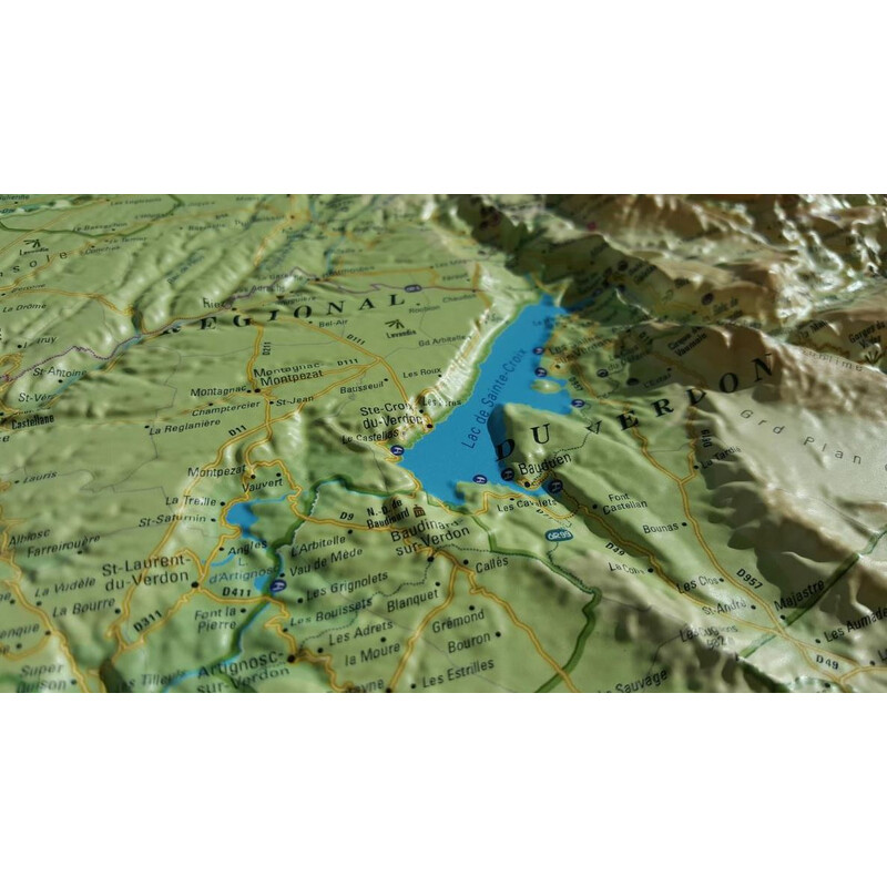 3Dmap Mapa regional Le Verdon