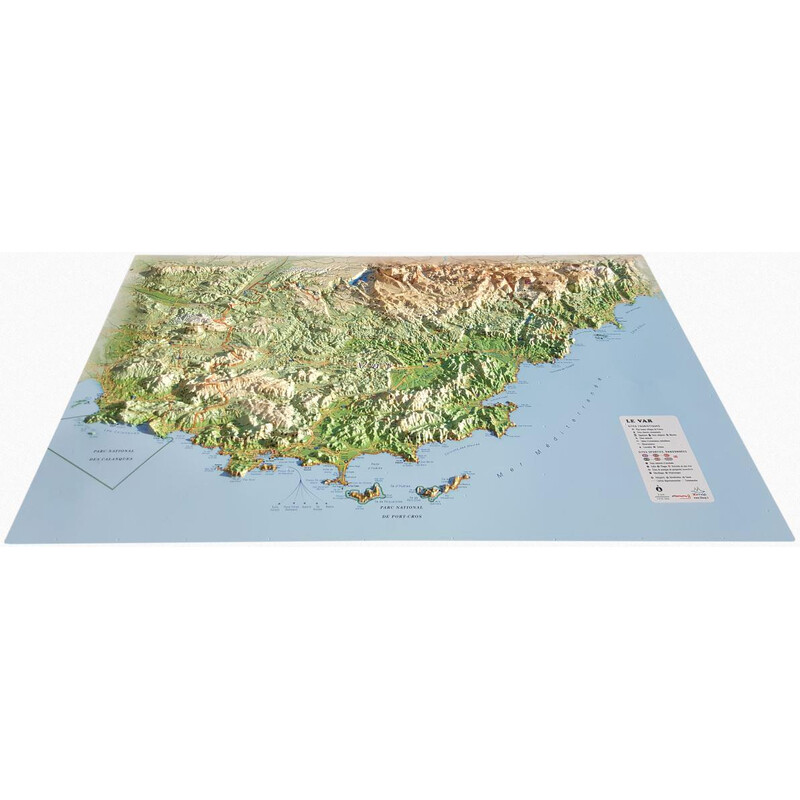 3Dmap Mapa regional Le Var