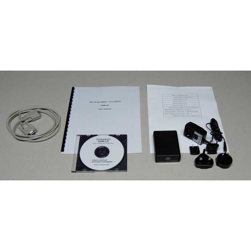 Unihedron Fotómetro Sky Quality Meter SQM con lente y RS232