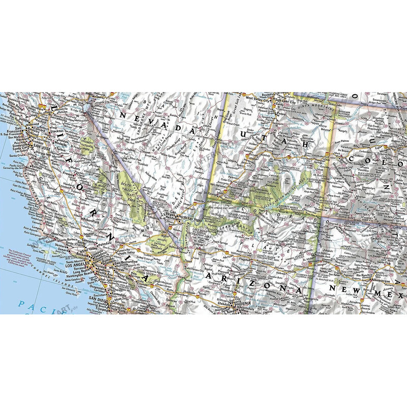 National Geographic Mapa de Estados Unidos, político (111 x 77 cm)