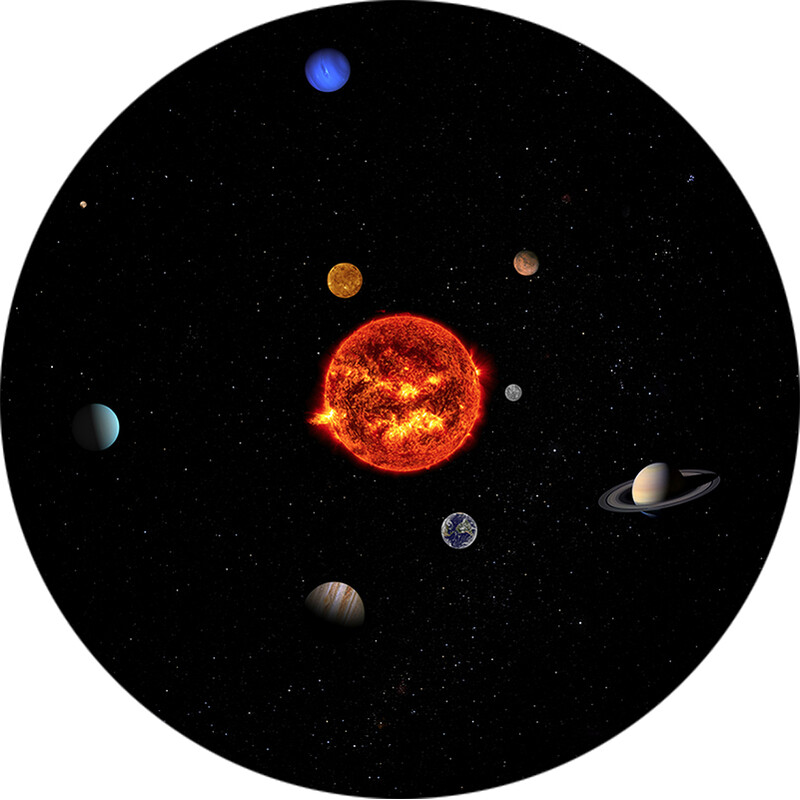 Redmark Diapositiva del Sistema Solar para planetarios Bresser y NG