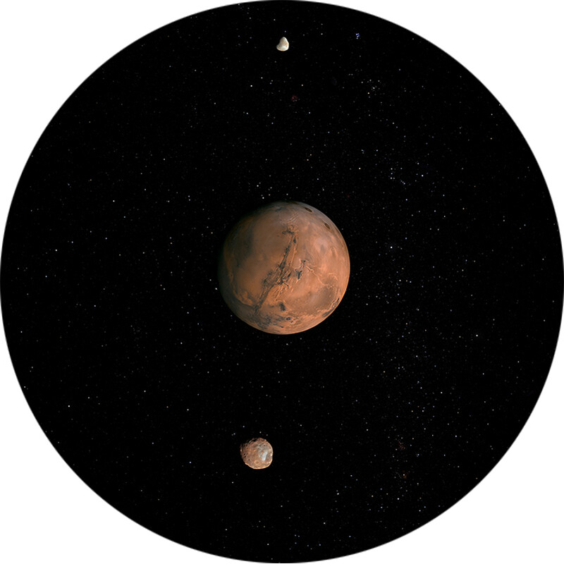 Redmark Diapositiva del sistema de Marte para planetarios Bresser y NG