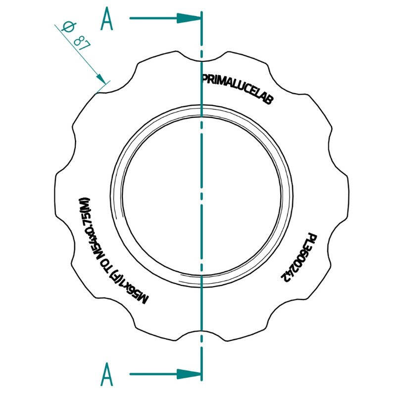 PrimaLuceLab ESATTO 2" Adaptador para cámaras M54