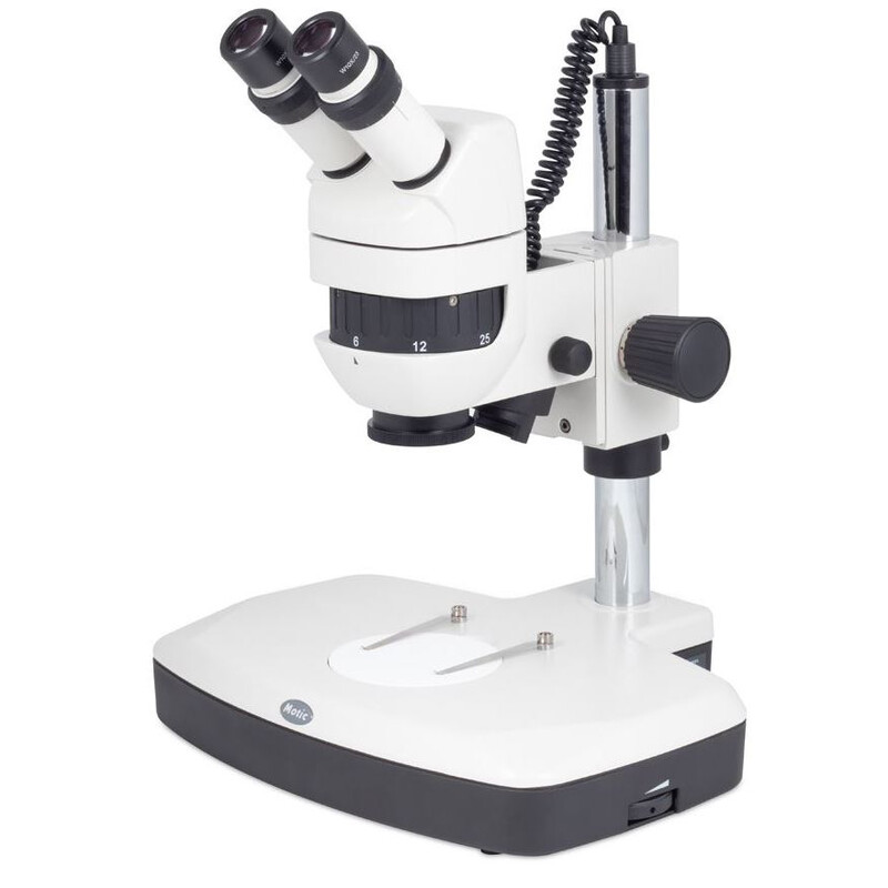 Motic Microscopio estereoscópico con zoom K-400 L, Binocular, CMO, 6x-50x