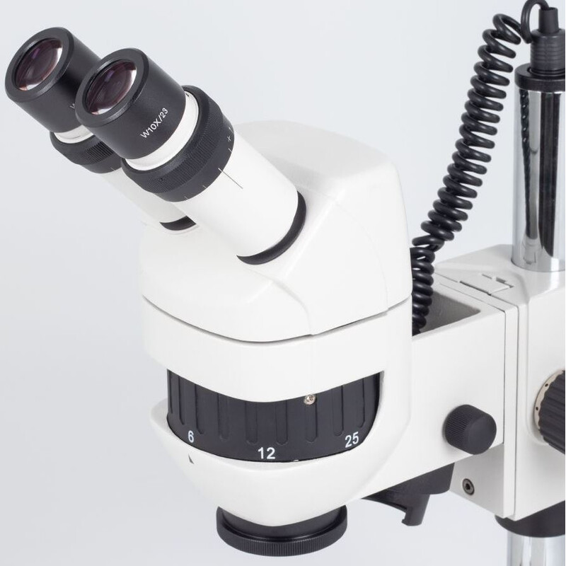 Motic Microscopio estereoscópico con zoom K-400 L, Binocular, CMO, 6x-50x