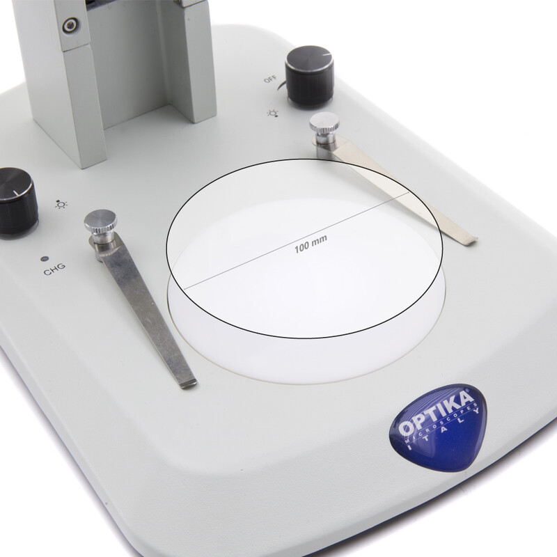 Optika Microscopio stereo zoom SLX-3, zoom 7-45x, LED, distancia de trabajo 100 mm, trino
