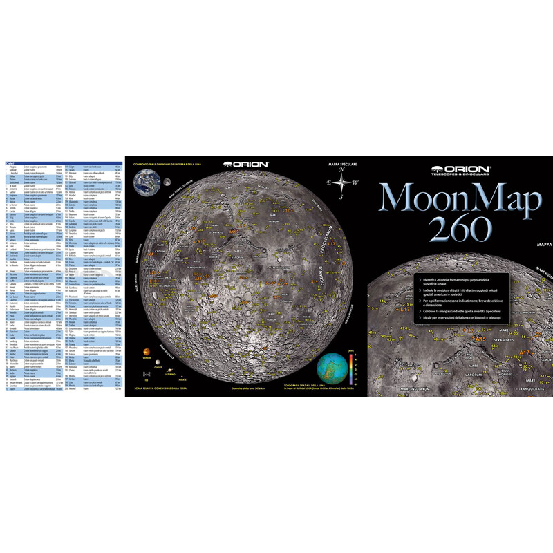 Orion Atlas Moon Map 260