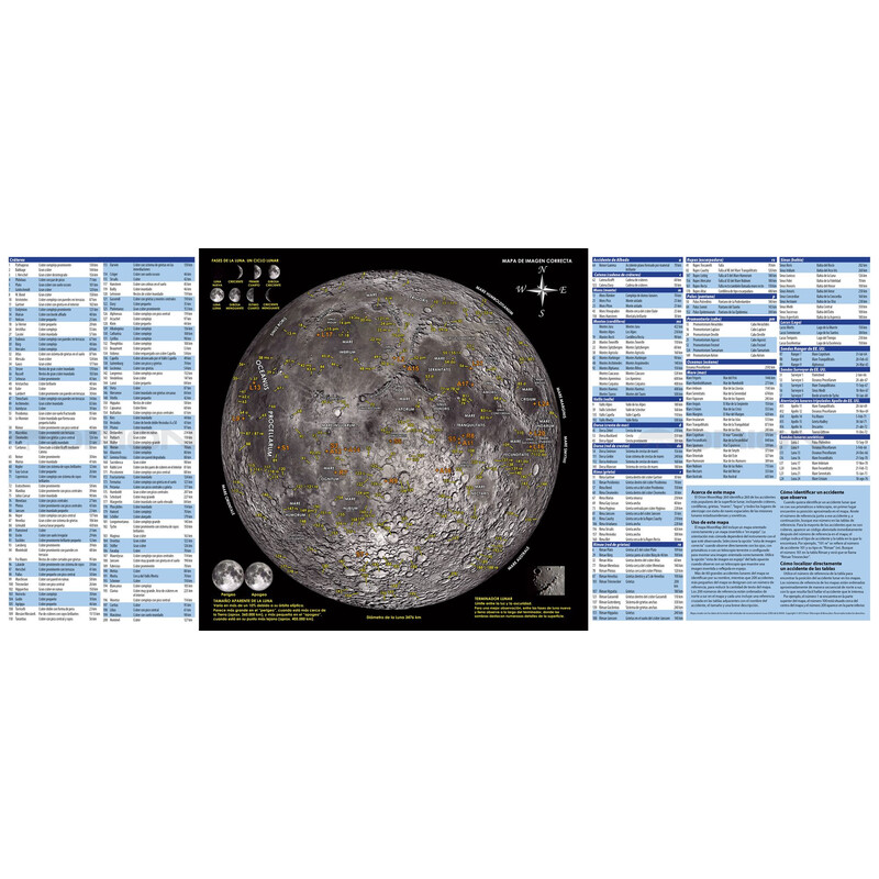 Orion Atlas Moon Map 260