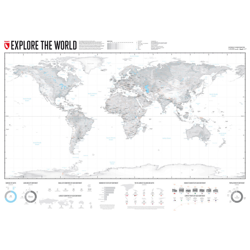 Marmota Maps Mapamundi Explore the World 140x100cm