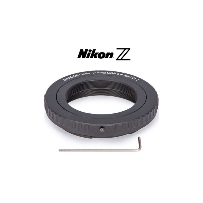 Baader Adaptador para cámaras T2/Nikon Z & S52 Wide-T