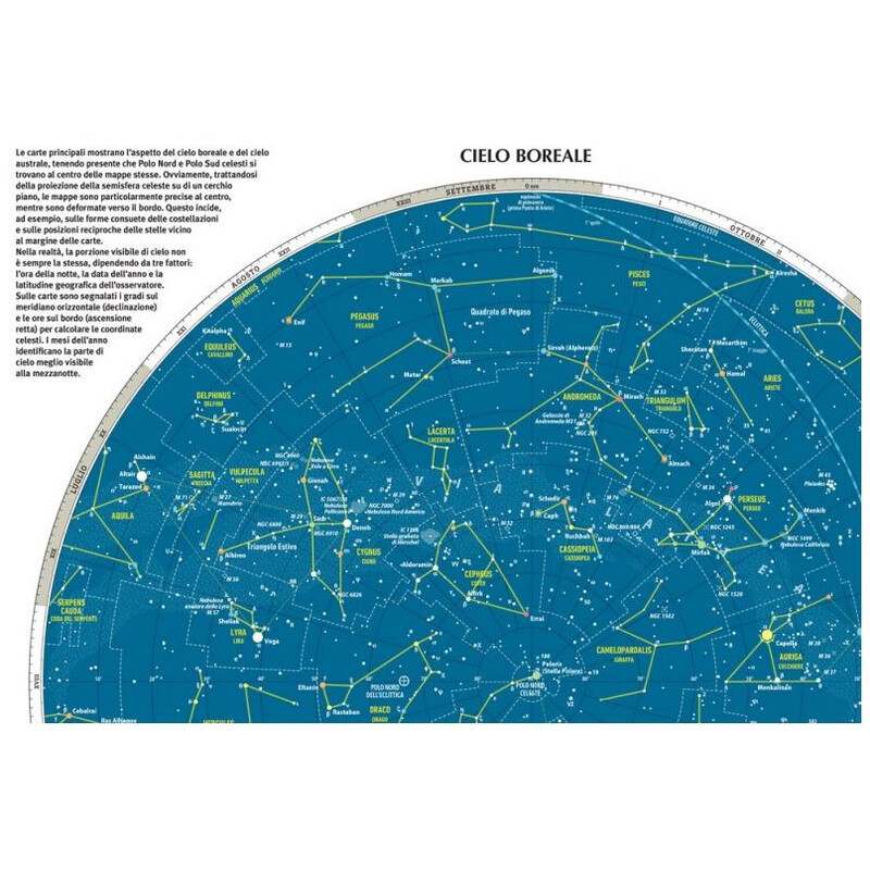 Libreria Geografica Póster Il Cielo/ Le Costellazioni dello Zodiaco astronomico