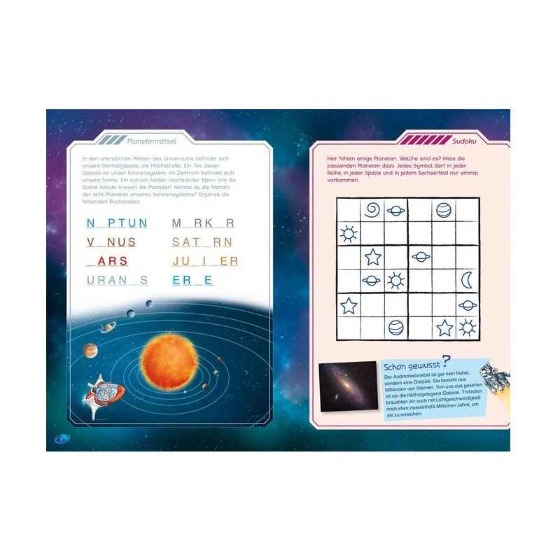 Tessloff-Verlag Pequeño Mayor Tom Puzzle divertido Planetas