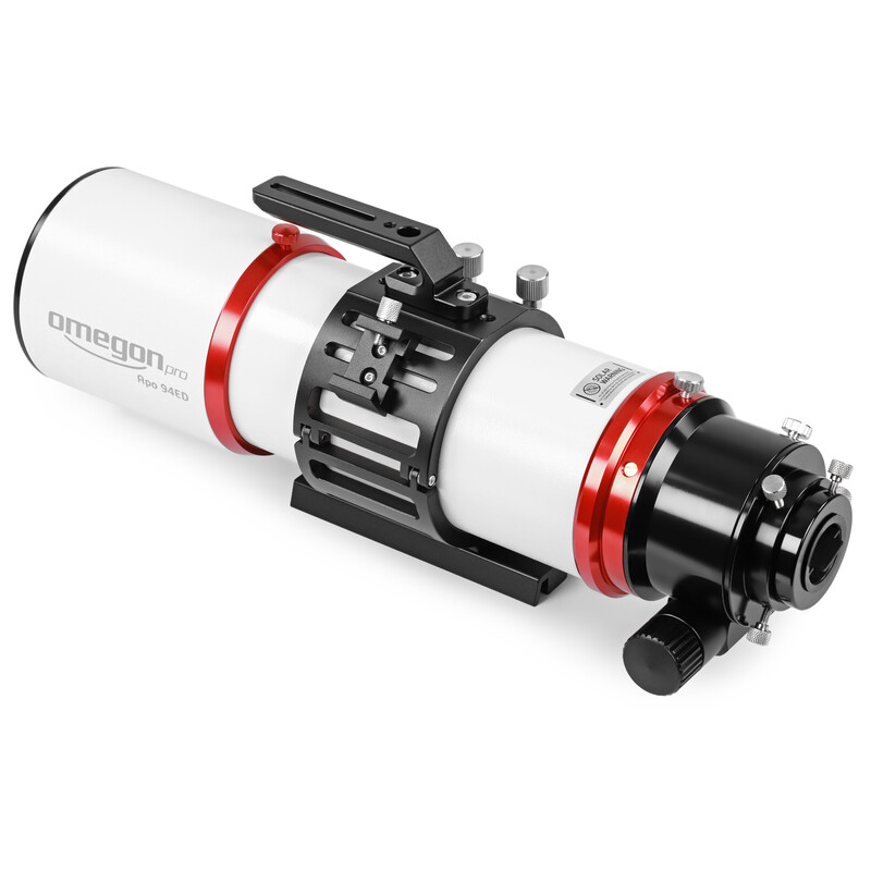 Omegon Refractor apocromático Pro APO AP 94/517 Triplet ED OTA + protocolo de prueba