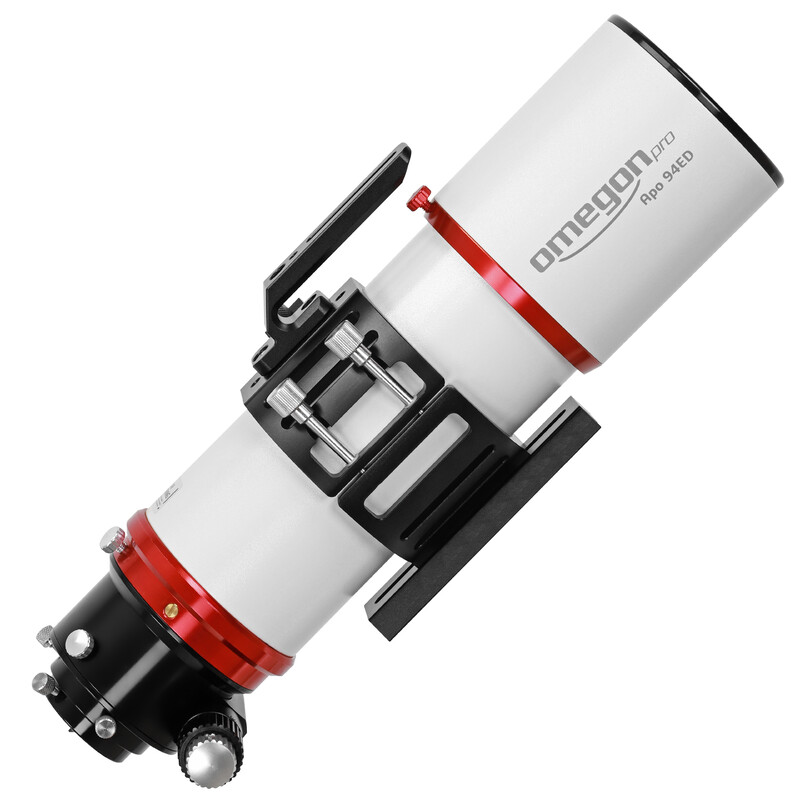 Omegon Refractor apocromático Pro APO AP 94/517 Triplet ED OTA + protocolo de prueba