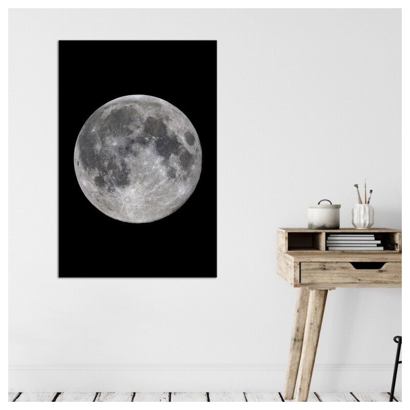 Oklop Póster Luna llena 50 cm x 70 cm
