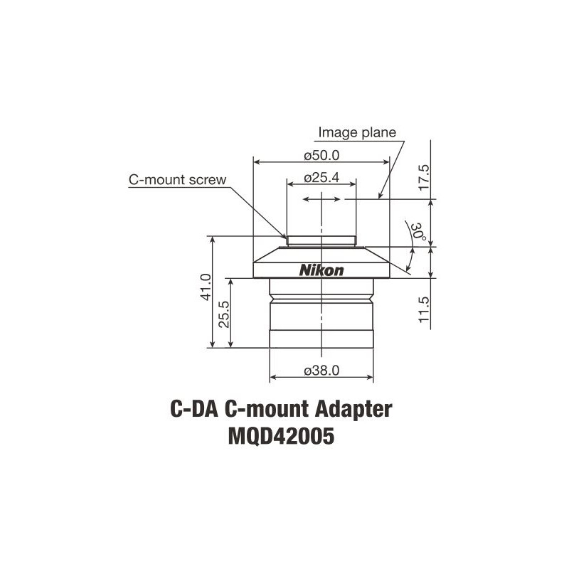 Nikon Adaptador para cámaras C-DA C-Mount Adapter